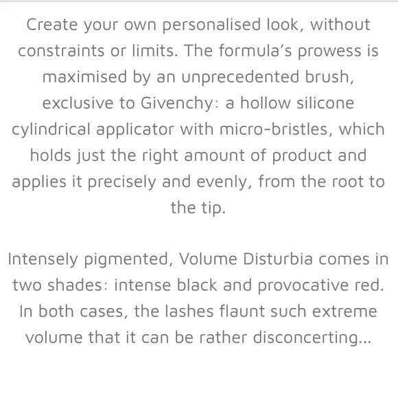 NEW Givenchy Volume Disturbia Black Mascara - Picture 8 of 8